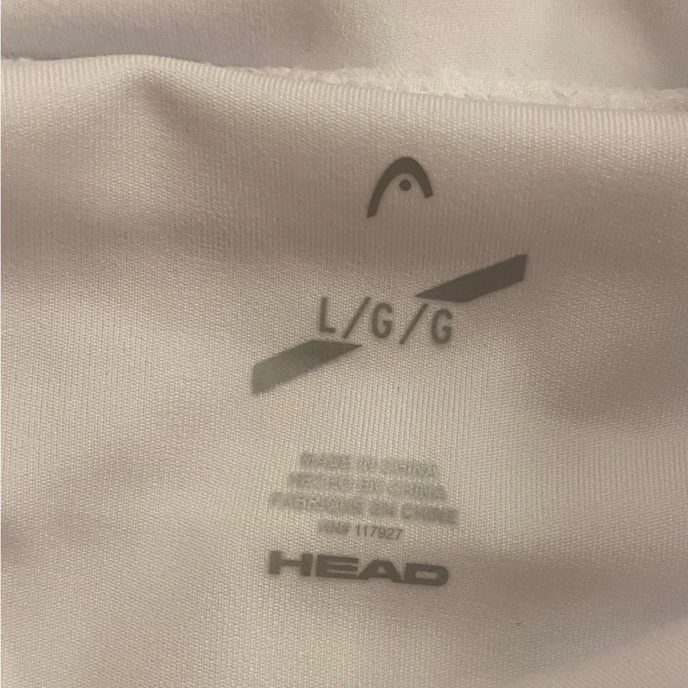 HEAD women’s pleated white tennis skort skirt new size large